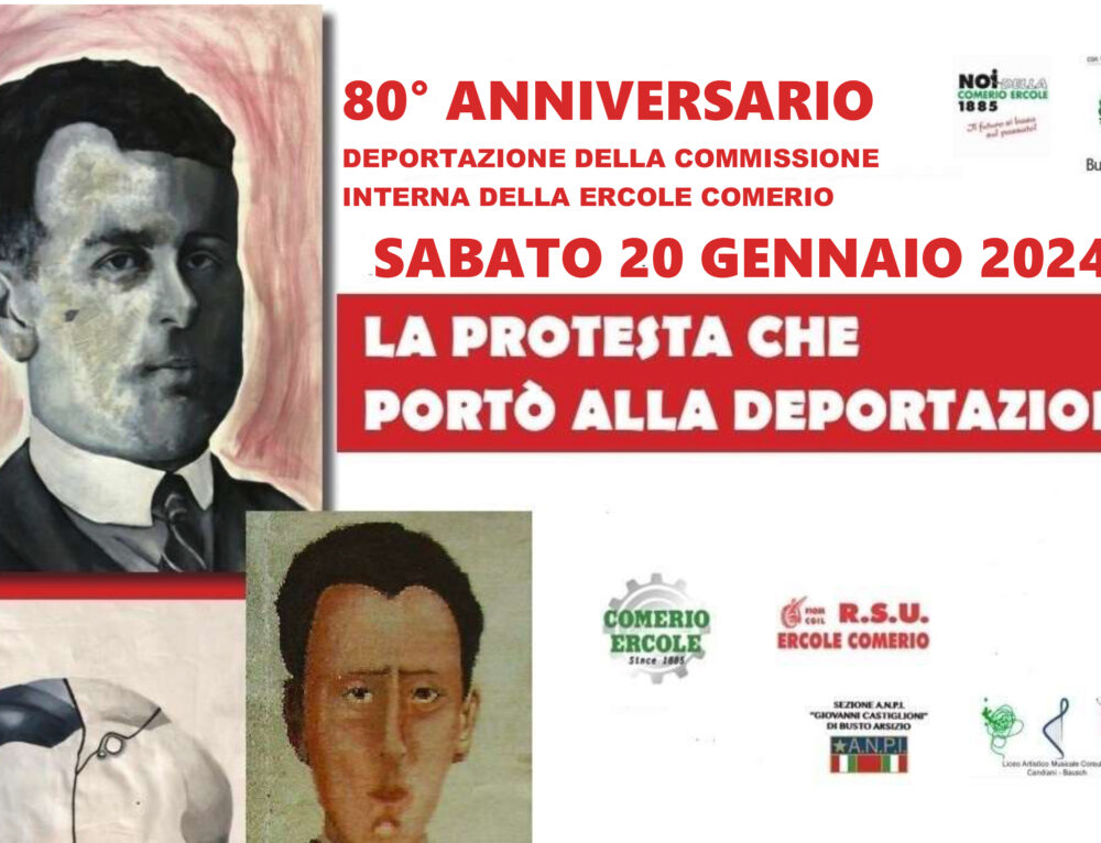 80° Anniversario della Deportazione della Commissione interna della Comerio